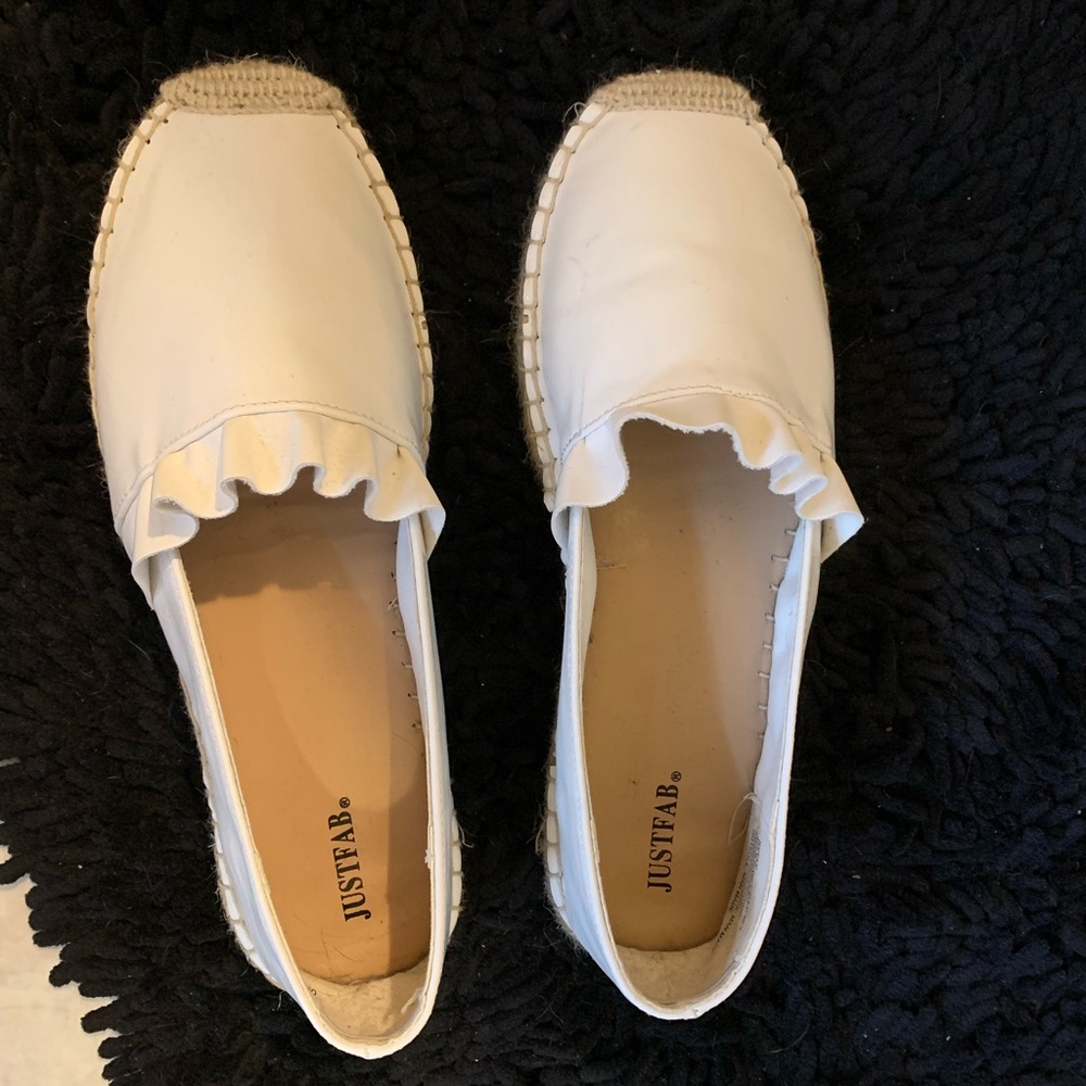 JustFab espadrille flats